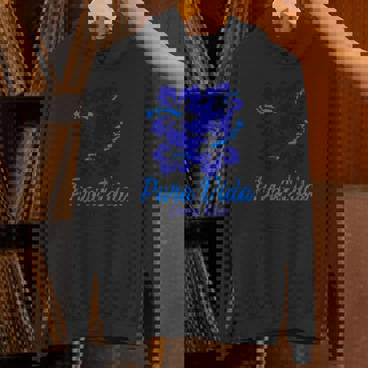 Puraida コスタリカ ブルー ハイビスカス パーカー