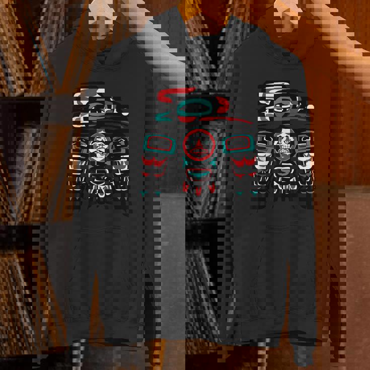 Raven ネイティブアメリカン プライド ハイダ トリンギット トーテム パーカー