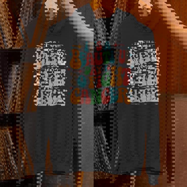 Retro It's A Beautiful Day To Fight Cancer Survivors Day Hoodie