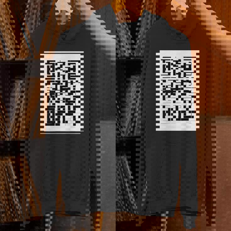 Rickroll Qrコードリンクミーム Hoodie