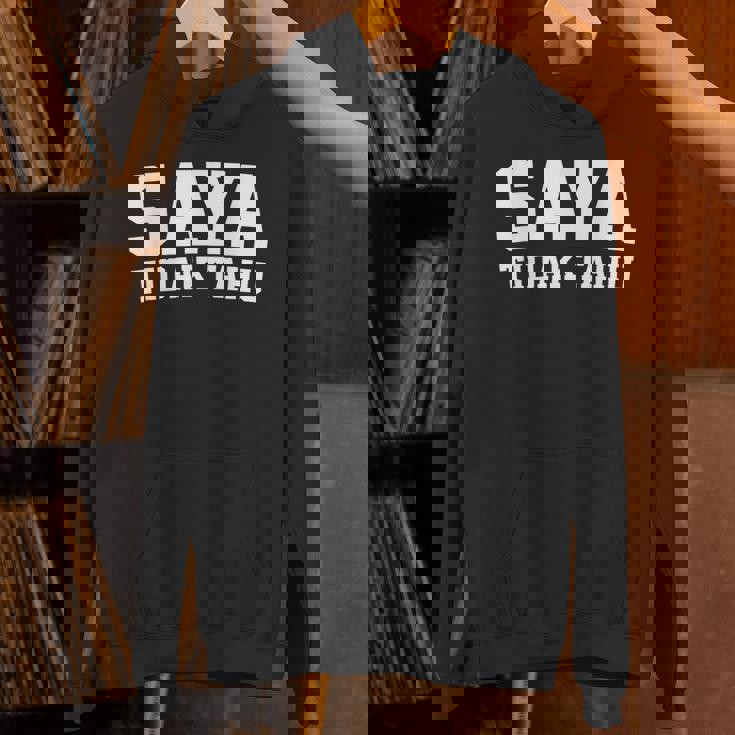 Saya Tidak Tahu インドネシアの学生 I Don't Know パーカー