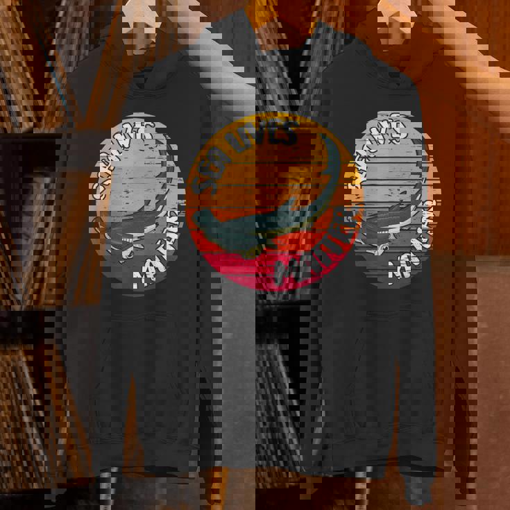 Sea Lives Matter ハンマーヘッドシャークを守る海の命 Hoodie