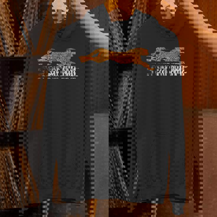 Spirit Animal チーターtシャツ ファストアフリカンキャットシルエット パーカー