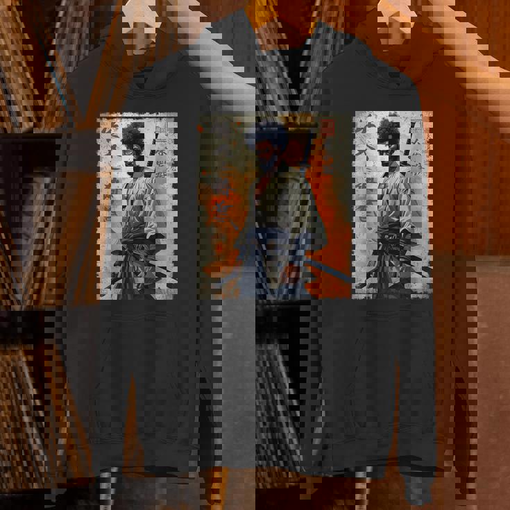 Vintage African Samurai Afro American Bushido Warrior Katana Hoodie Vintage African Samurai Afro American Bushido Warrior Katana Hoodie