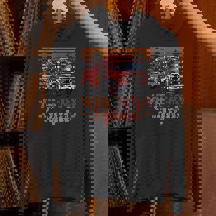 Wee Wooquad 消防車 消防士 ヴィンテージ 消防車 パーカー