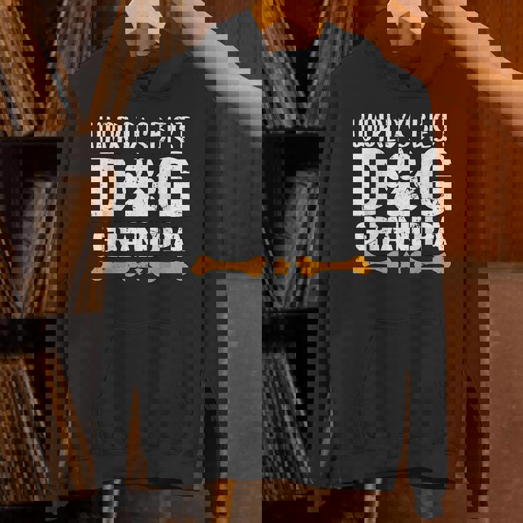 World's Best Dog Grandpa Puppy Grandfather Paw Fur Parent Hoodie World's Best Dog Grandpa Puppy Grandfather Paw Fur Parent Hoodie