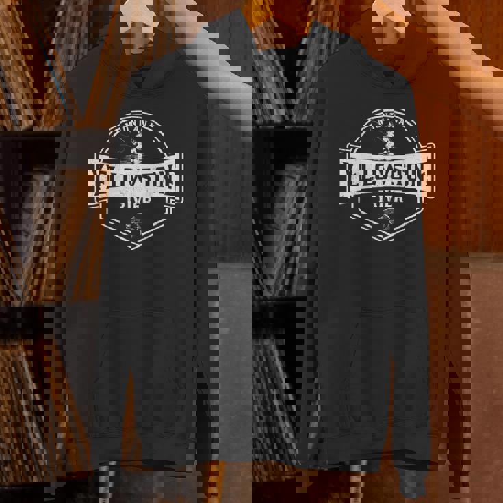 Yellowstone River モンタナフライフィッシング 長袖tシャツ パーカー