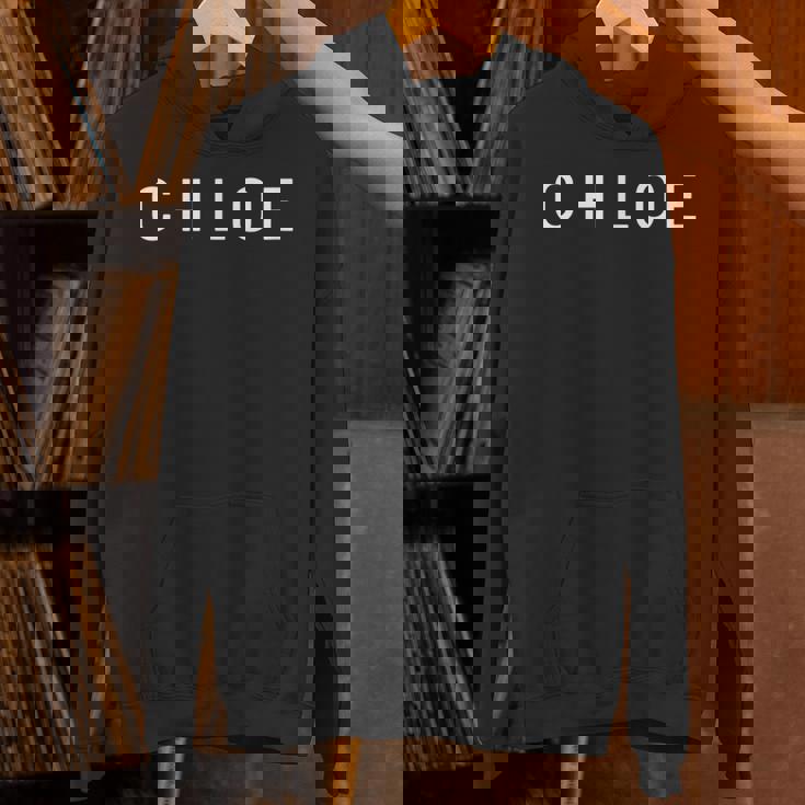 「Chloe」名前入りエレガント、ヴィンテージフォントデザイン Hoodie