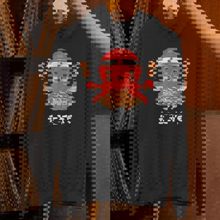 おもしろたこ焼き 和 大阪 日本 食品 ひらがな レターティー パーカー