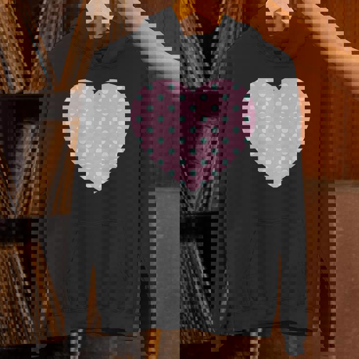 かわいい ライトブルー ピンク 水玉模様 ミニマリスト グラフィック パーカー