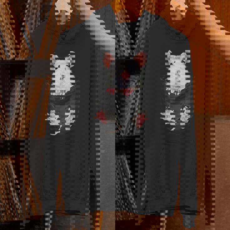 かわいいねずみポケットネズミ好き Hoodie