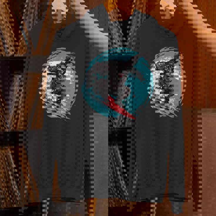 かわいいゴリラサーフィン パーカー