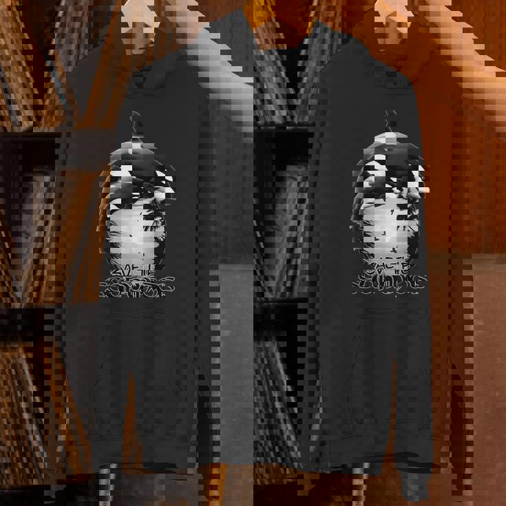 かわいいシャチサモアポリネシア パーカー