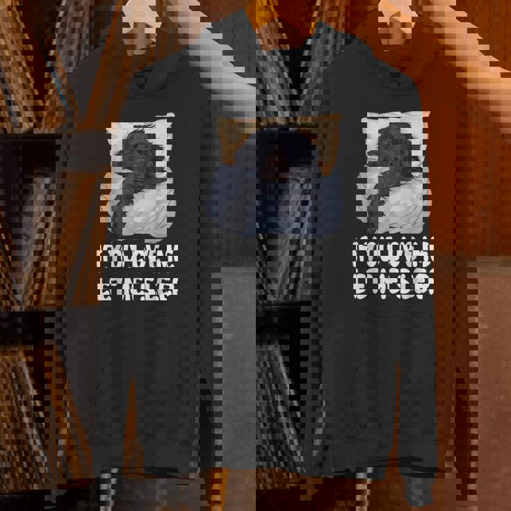 かわいいフラットコートレトリバー If You Love Meleep パーカー