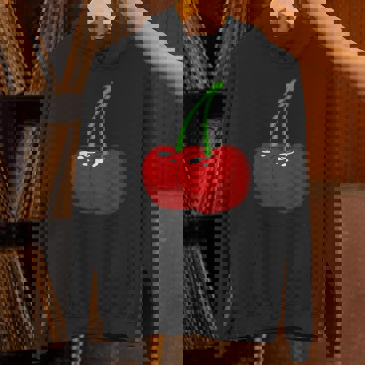 さくらんぼ2本 パーカー