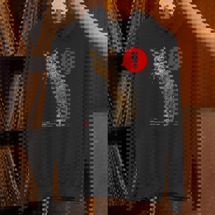 なにかをみつけたねこ、うずら 猫 かわいい キジトラ猫 Cat Hoodie