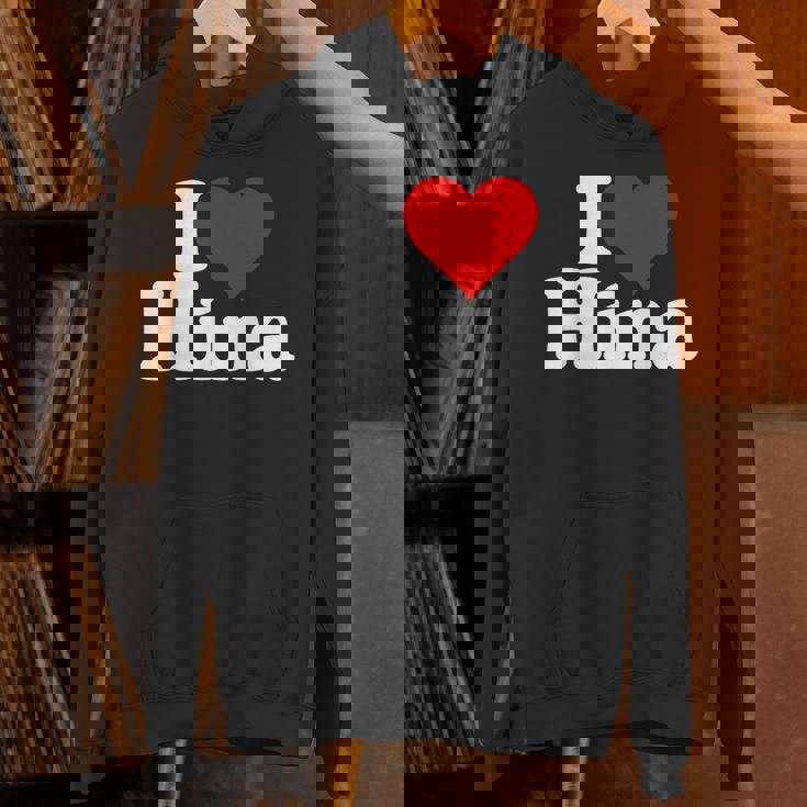 にハートのひな名前が大好き パーカー