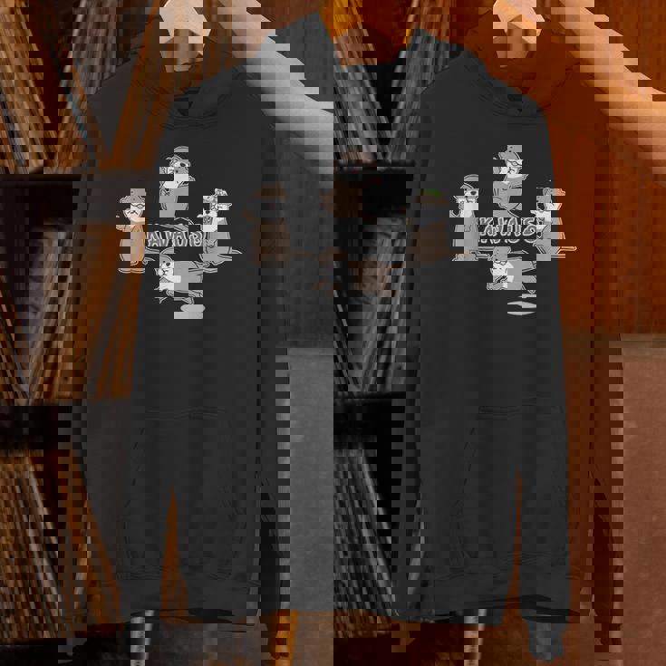 ゆるカワウソさん まるくん『あつまれ！』【 No102 】コツメカワウソ パーカー