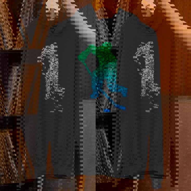 アイスホッケー選手ユースメンズキッズボーイズ 長袖tシャツ パーカー