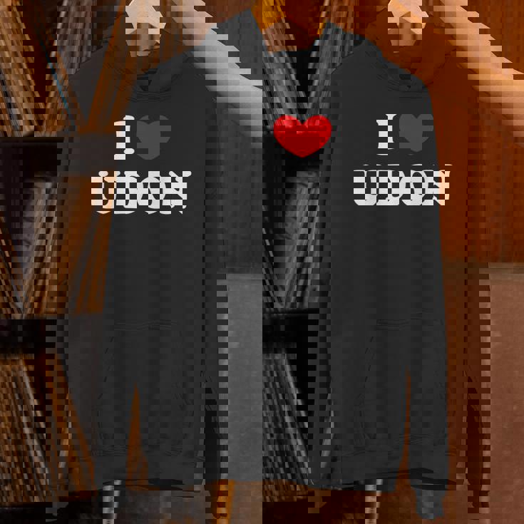 アイラブうどん アイハートうどん パーカー