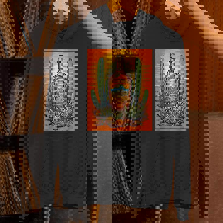 アガベ植物 テキーラボトル メキシカン メズカル アルコール ドリンク パーカー