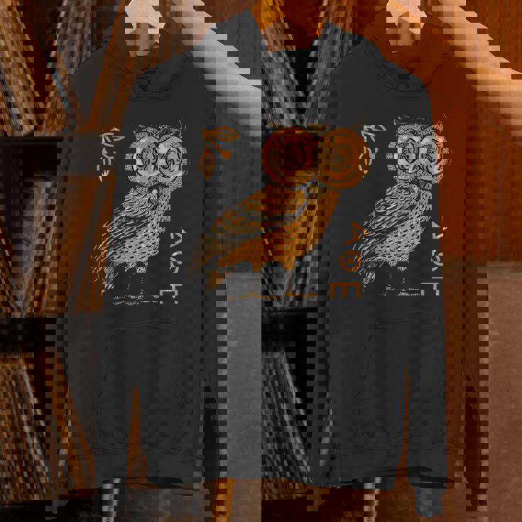 アテナのフクロウ ギリシャ神話 古代ギリシャ パーカー