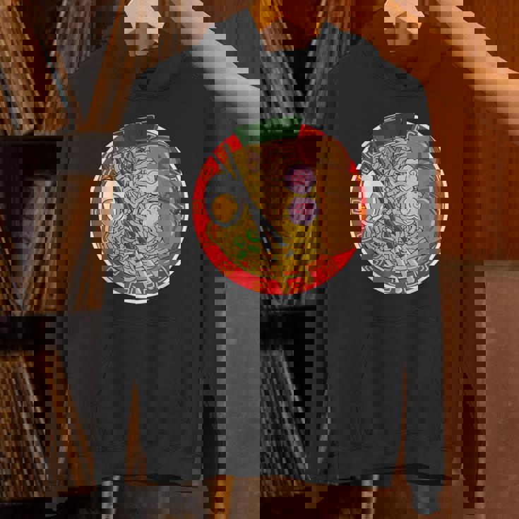 アニメ 和風ラーメン 麺類 食いしん坊ギフト パーカー