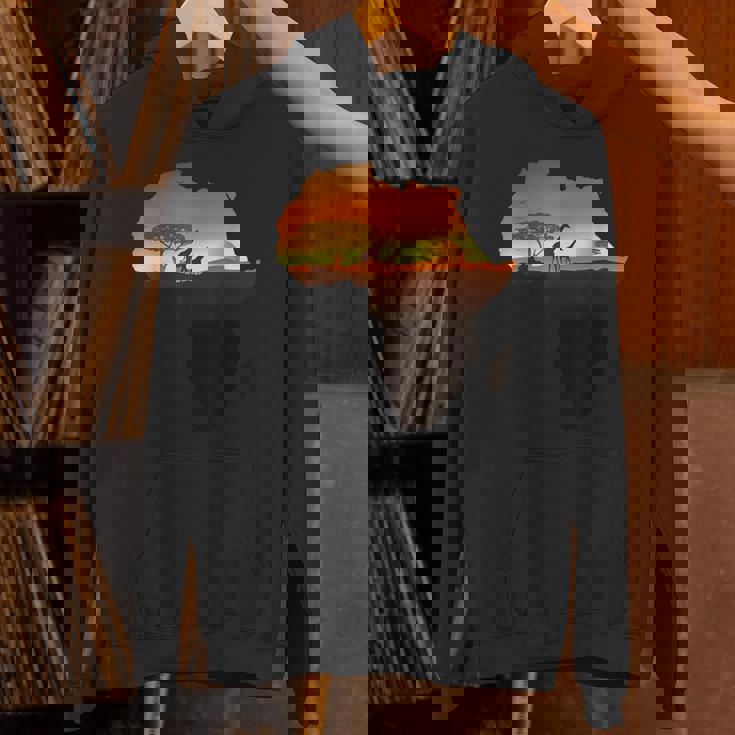 アフリカ キリン サバンナ サンライズ タンザニア ケニア アフリカ パーカー