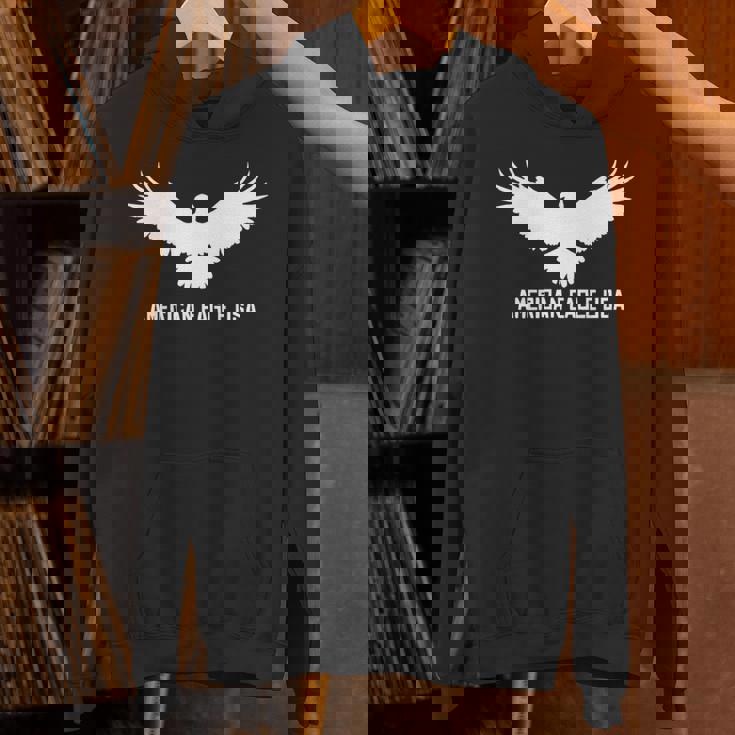 アメリカンイーグル Usa ハクトイーグルシルエット 長袖tシャツ パーカー