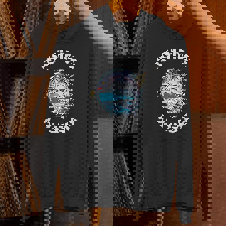 アラスカの魚アラスカの野生の鮭のお土産釣りアラスカ パーカー