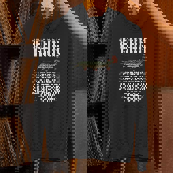 アリゲーターガーフィッシュギフト 釣り農場 パーカー