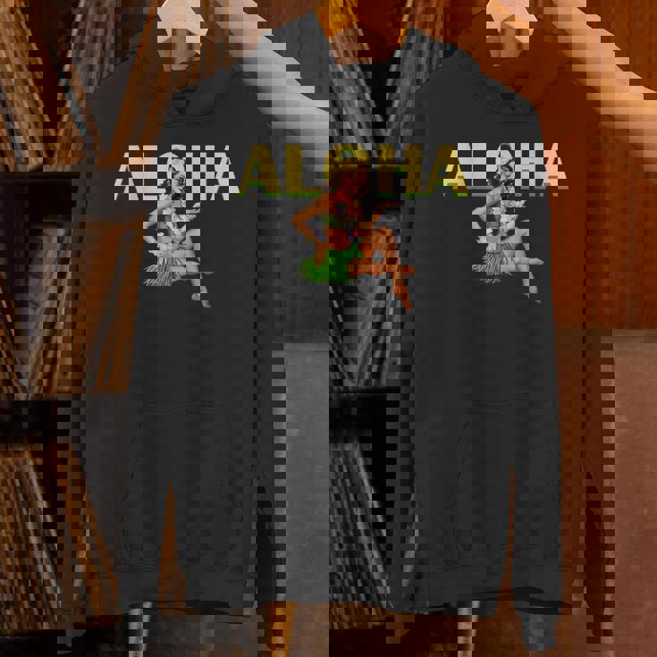 アロハ ハワイアン レトロ ヴィンテージ ピンナップガール ハワイ パーカー