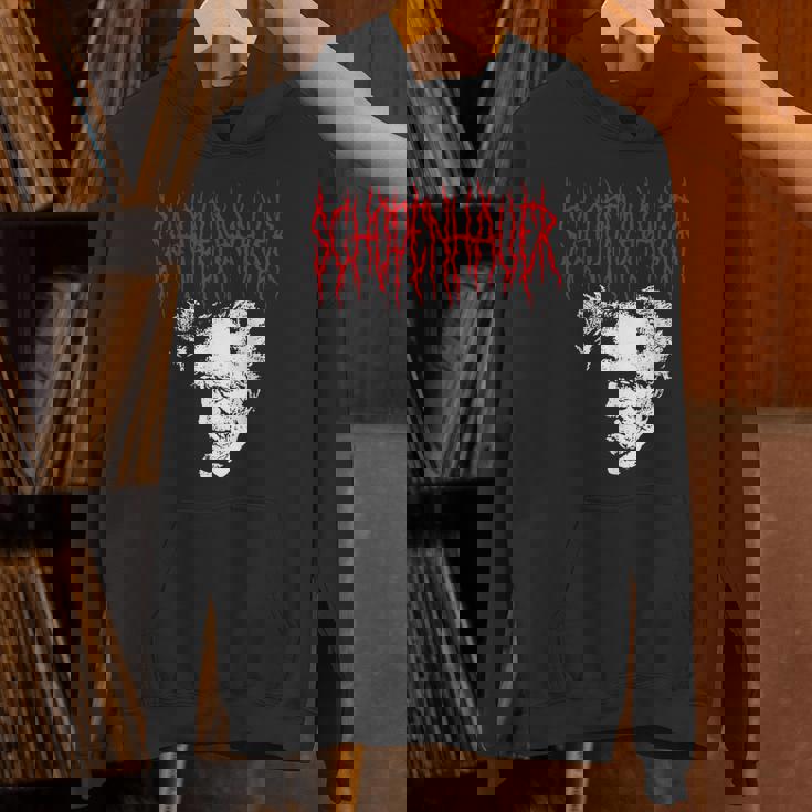 アーサー・ショーペンハウアー デスメタルスタイル 哲学 デザイン パーカー