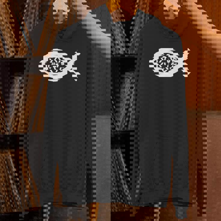 イクティス キリスト教の魚のシンボル キリスト教 聖書 キリスト教 パーカー