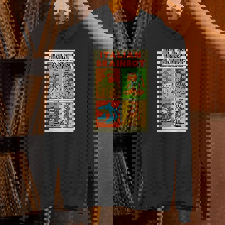 イタリアのブレインロットコミックポスター パーカー