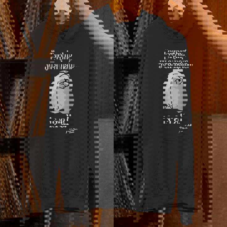 インスピレーションを与える引用句 パブロ・ピカソ パーカー