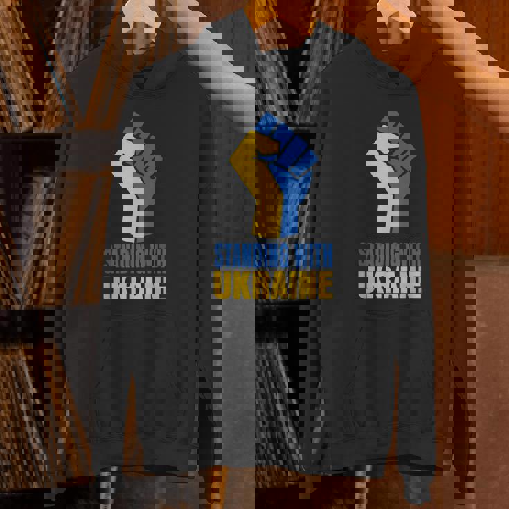 ウクライナを支援 ウクライナと共に立つ パーカー