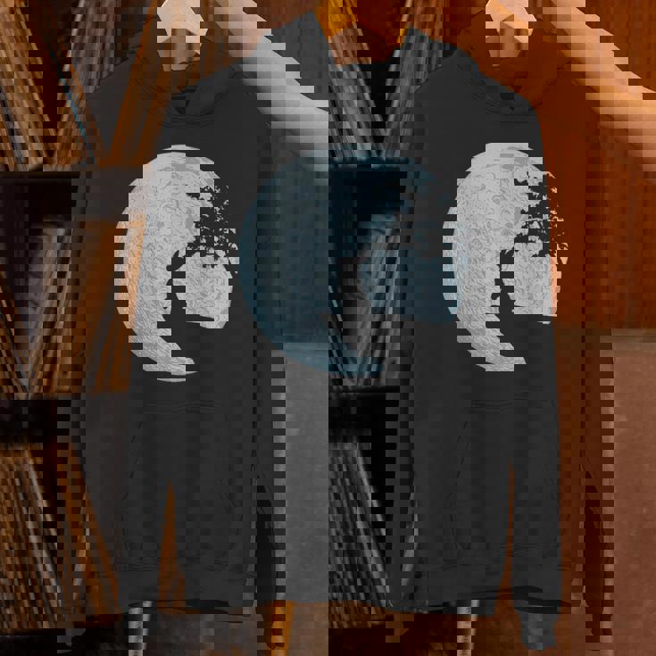 ウサギのギフトアイデア ウサギ 月 イースターバニー Hoodie