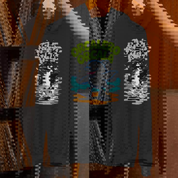 オルカレロ オルカラ イタリアンシャチ ブレイン ミーム パーカー