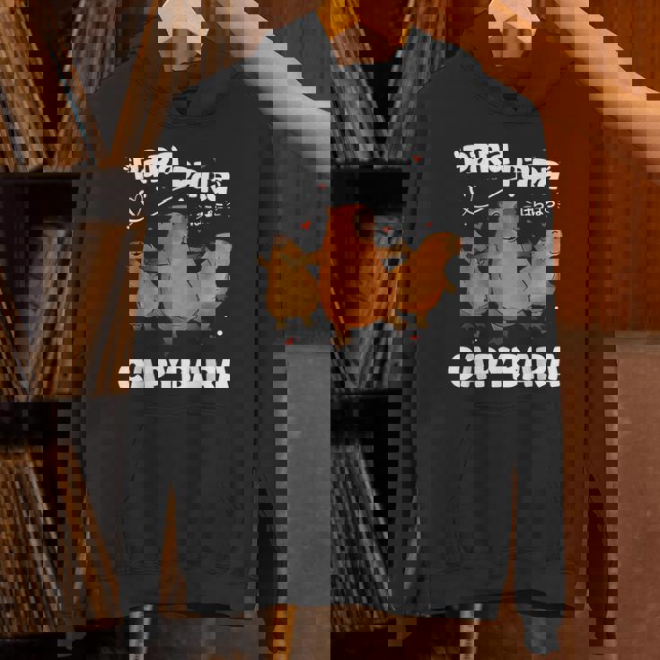 カピバラ好きファニーパラパラカピバラ Hoodie