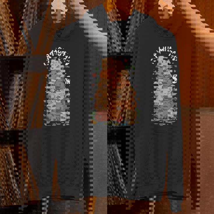 カピバラ山 かわいい 寝ているカピバラの恋人 パーカー