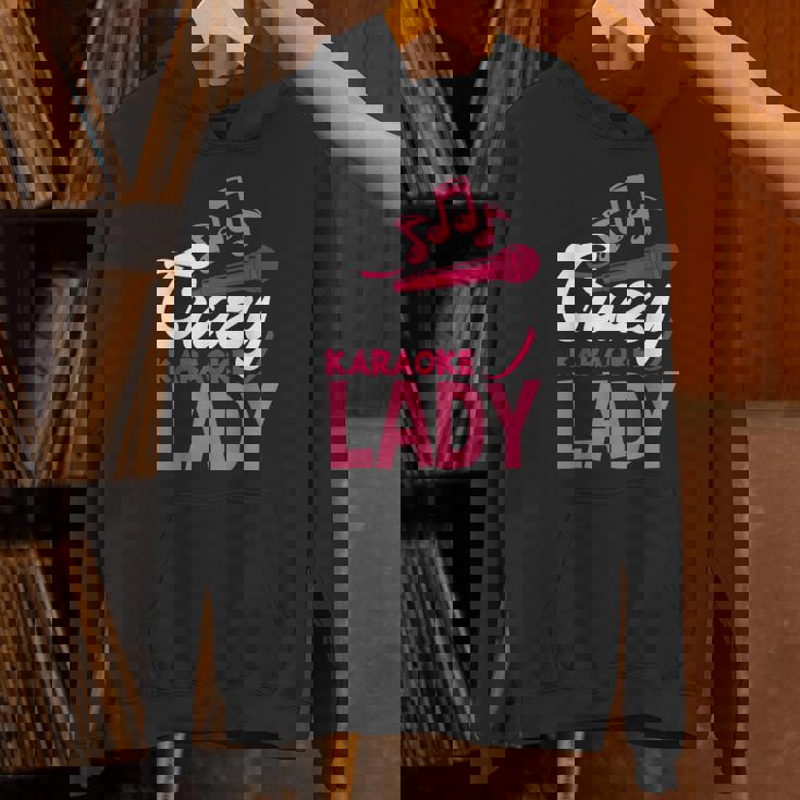 カラオケレディ おもしろ音楽好き カラオケシンガー パーカー