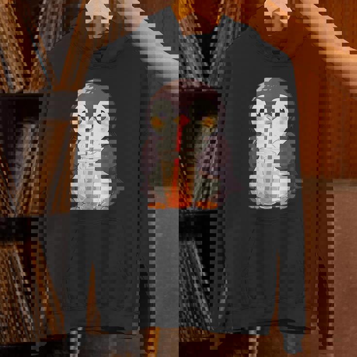 カワイイ ペンギンドリンク バブルティー ペンギンボバ Hoodie