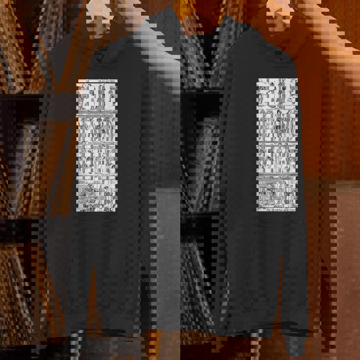 キャラクターモンタージュクリスマスキャロルtシャツ-ヴィンテージスクルージ パーカー