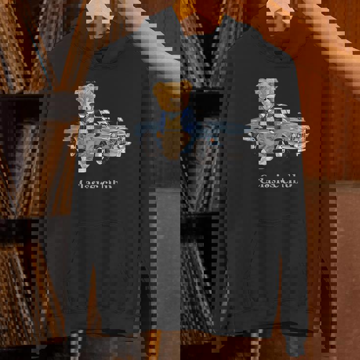 クラシックカーがかわいいテディベア。 パーカー