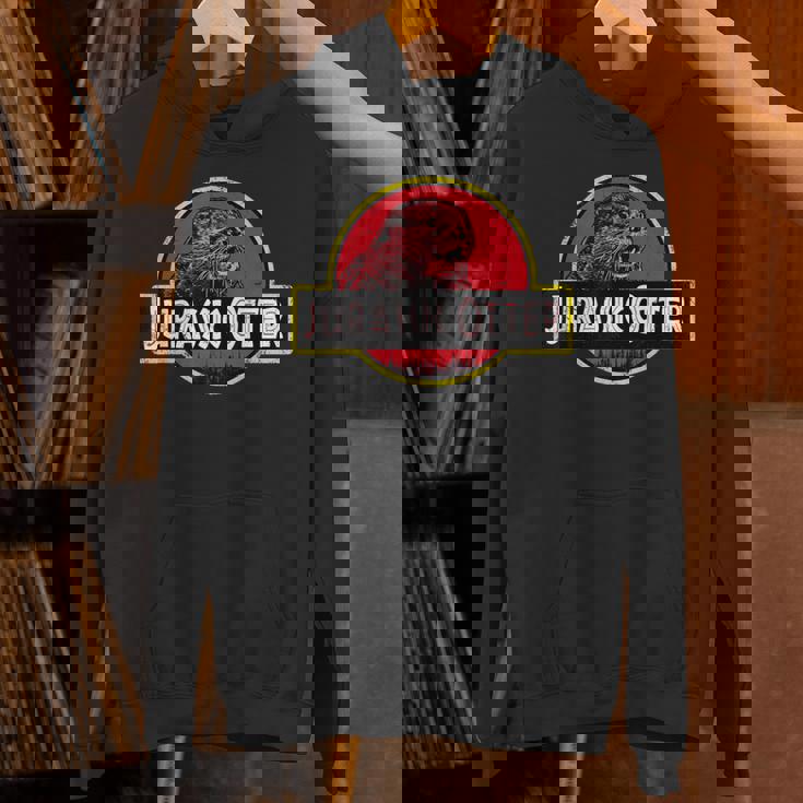 クリスマス用のかわいくて楽しいカワウソ。 パーカー