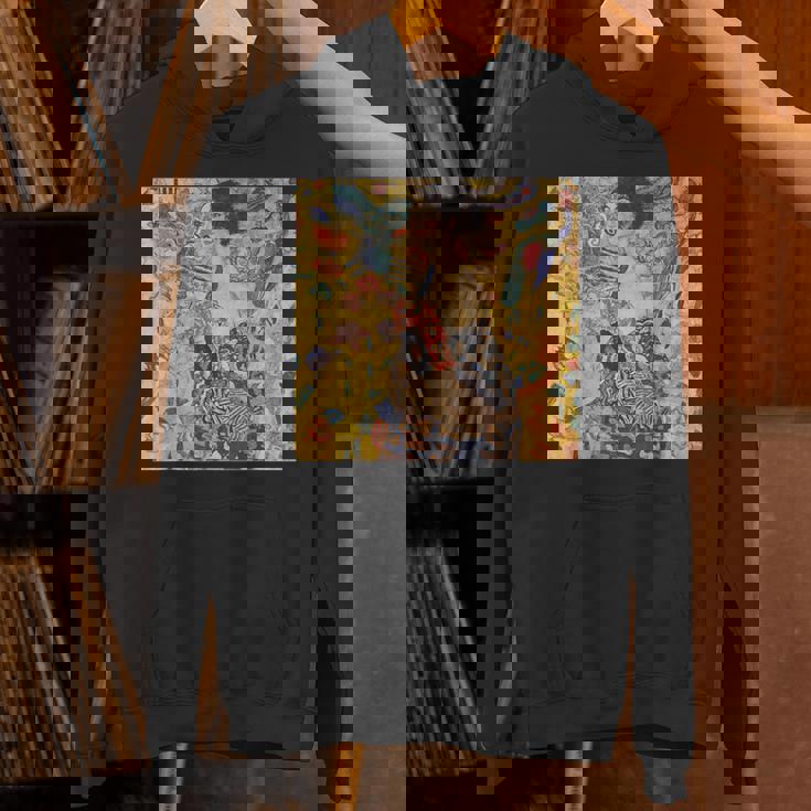 グスタフ・クリムト作「Lady With Fan」 パーカー