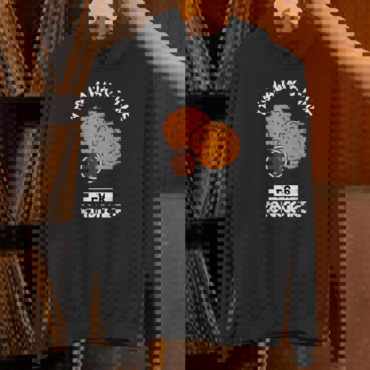 コロッケ 食好き、いつもコロッケを食べる時間だ パーカー