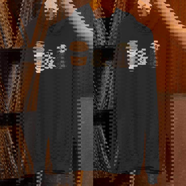 コーヒーとかわいいラッコ パーカー