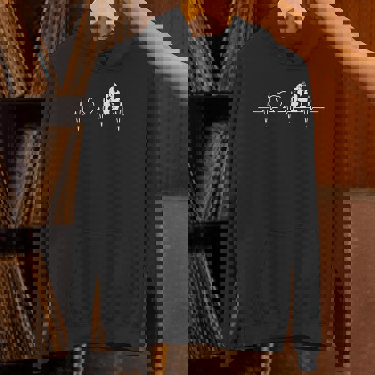 ゴリラのクールなハートビートデザイン。 パーカー